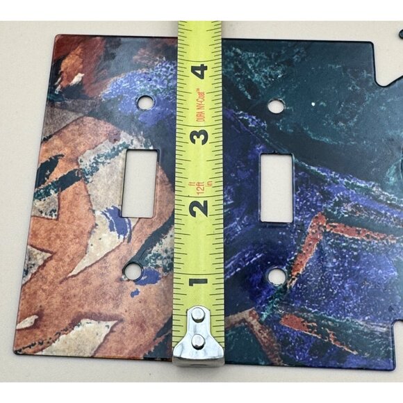 Lazart Kokopelli Reversible Metal Double Light Switch Cover Southwest Fertility - Picture 9 of 9